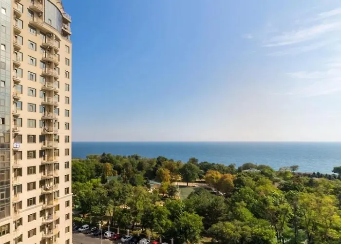 Apartman с фантастическим видом на море Odessza